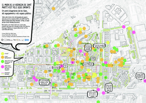 El mapa de la Verneda de Sant Martí vist pels seus infants